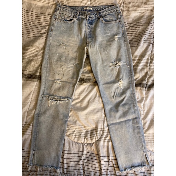 GRLFRND Karolina Distressed Ankle Jeans NWOT - Picture 8 of 8